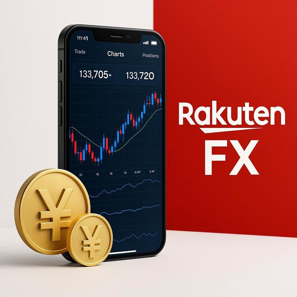 楽天証券（楽天FX）の口座スペックとメリット・デメリットを紹介するイメージ