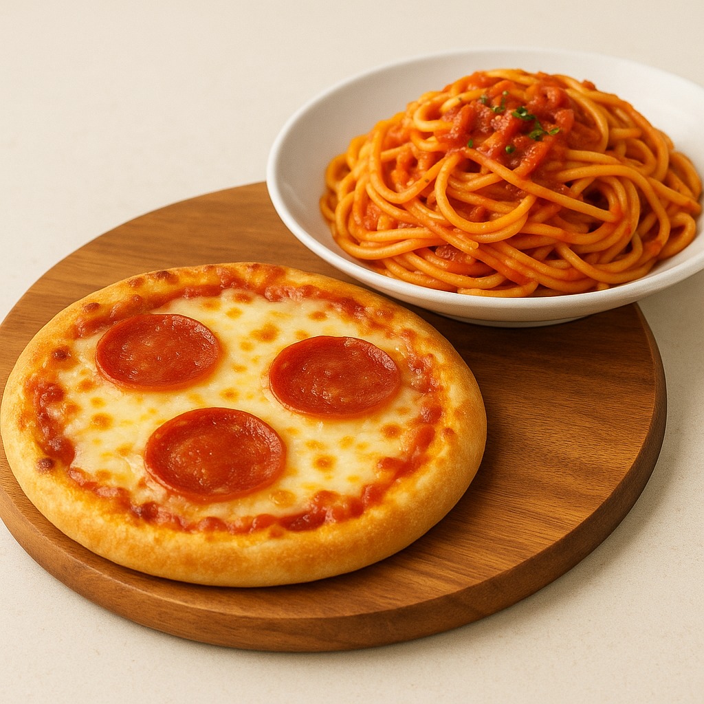 LION FX イタめしフェス用 ピザとパスタのイメージ